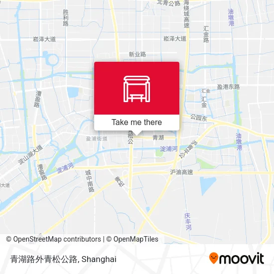 青湖路外青松公路 map