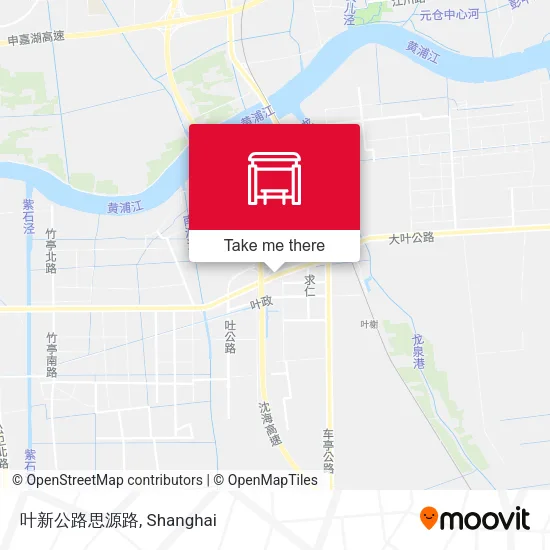 叶新公路思源路 map