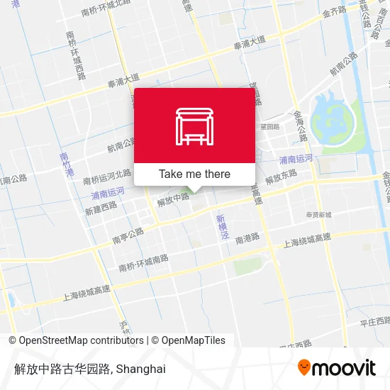 解放中路古华园路 map