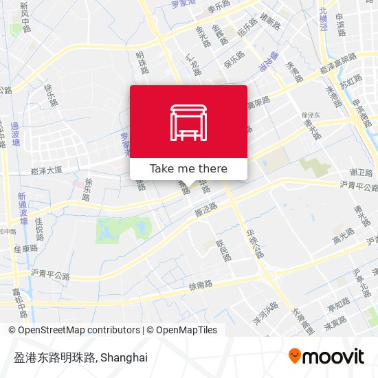 盈港东路明珠路 map