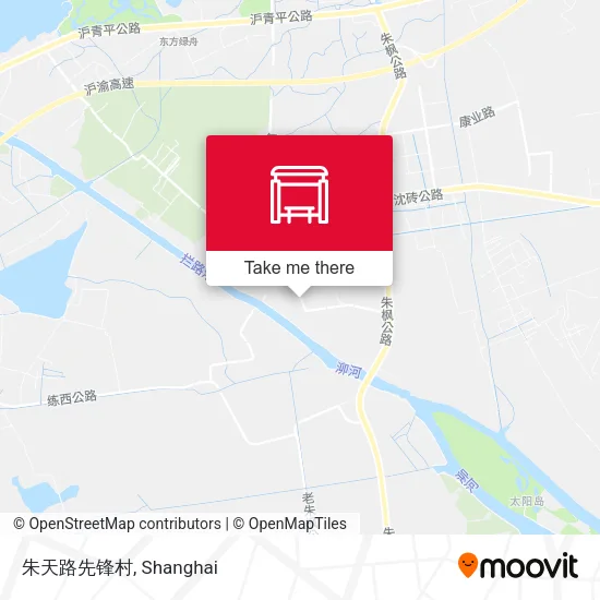 朱天路先锋村 map