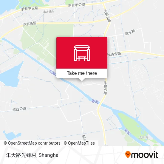 朱天路先锋村 map