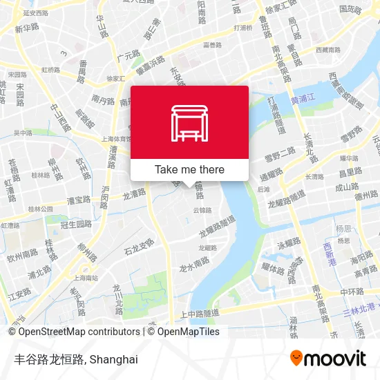 丰谷路龙恒路 map