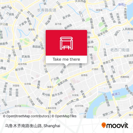 乌鲁木齐南路衡山路 map