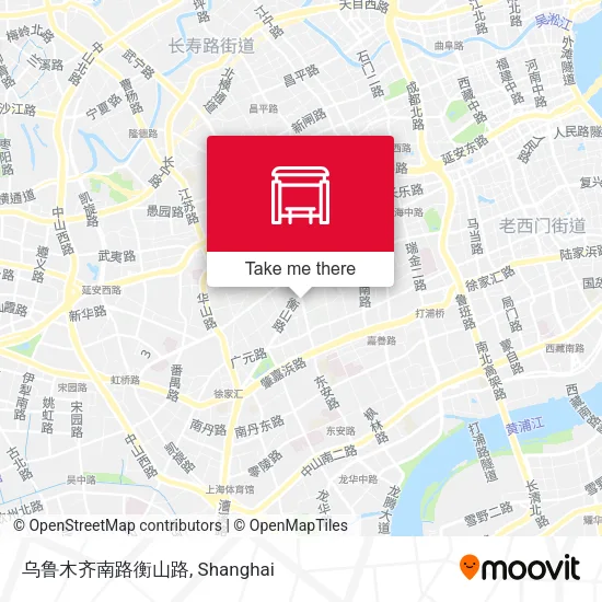 乌鲁木齐南路衡山路 map