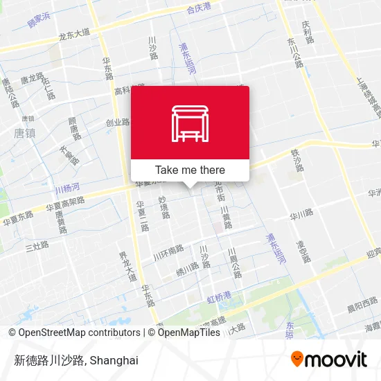 新德路川沙路 map