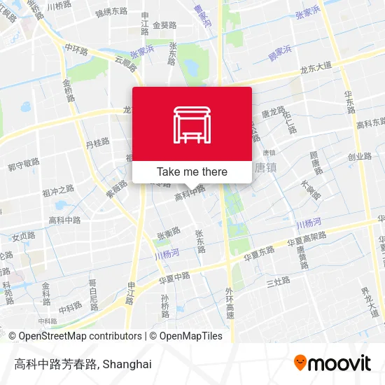 高科中路芳春路 map