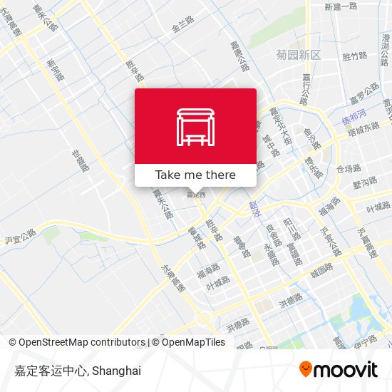 嘉定客运中心 map