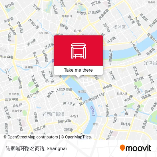 陆家嘴环路名商路 map