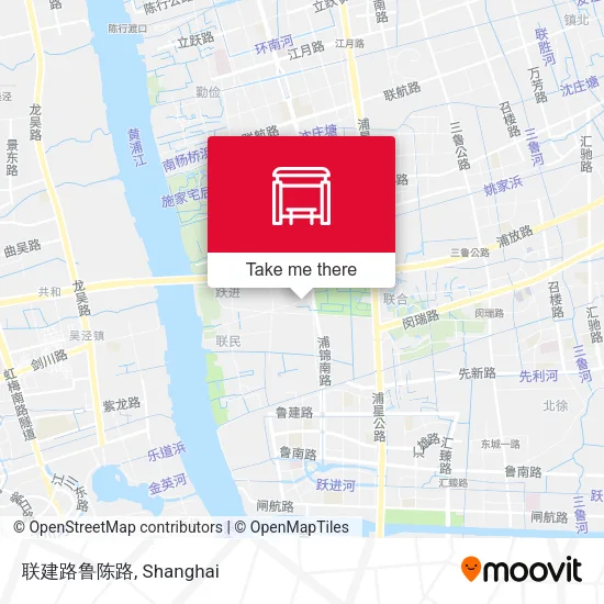 联建路鲁陈路 map