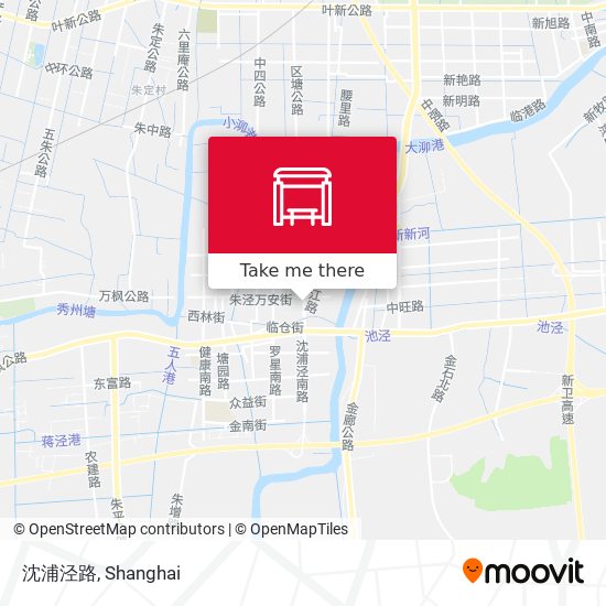 沈浦泾路 map