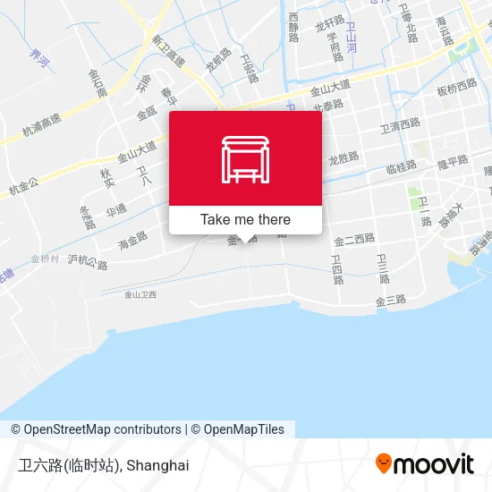 卫六路(临时站) map