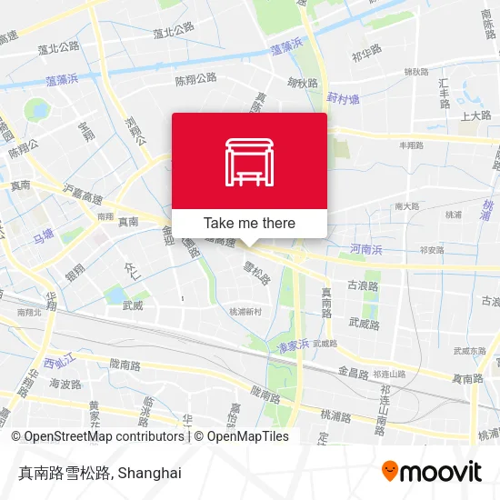真南路雪松路 map