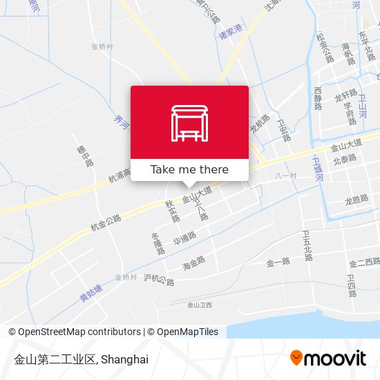 金山第二工业区 map