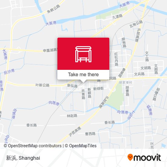 新浜 map