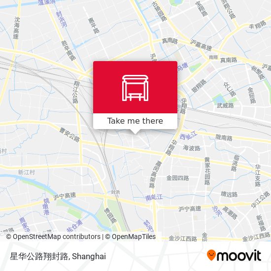 星华公路翔封路 map