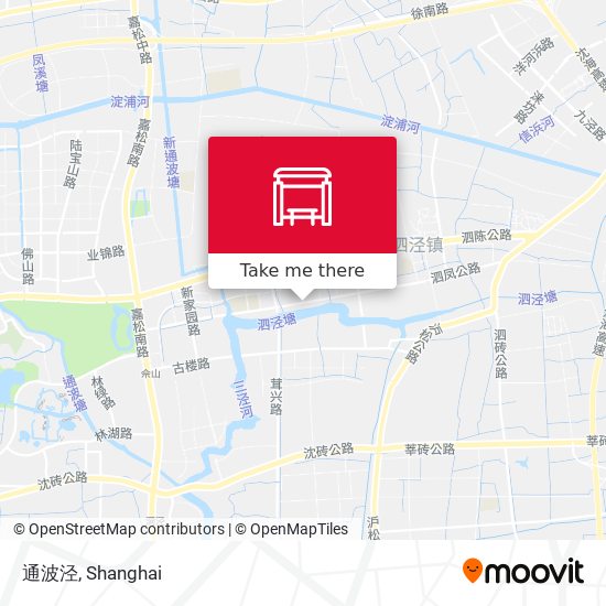 通波泾 map