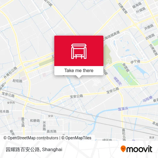 园耀路百安公路 map