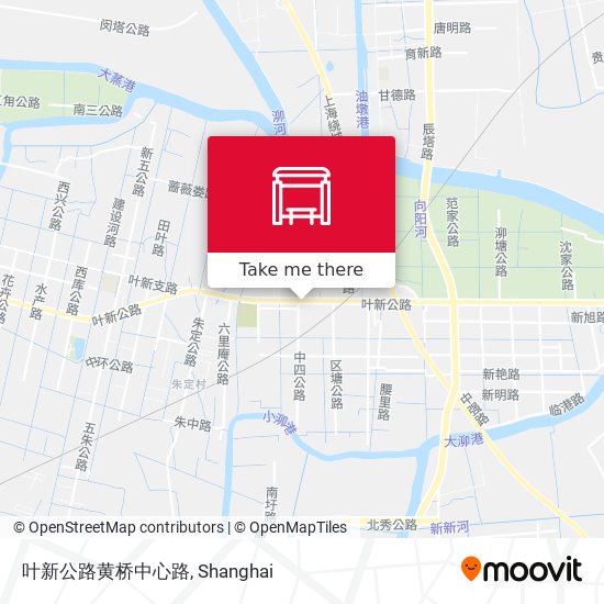 叶新公路黄桥中心路 map