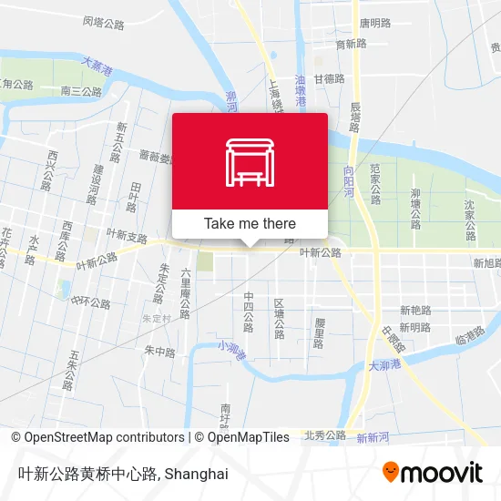 叶新公路黄桥中心路 map
