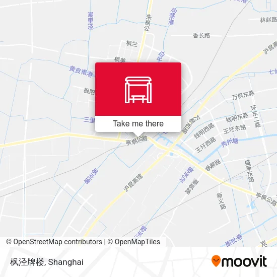 枫泾牌楼 map