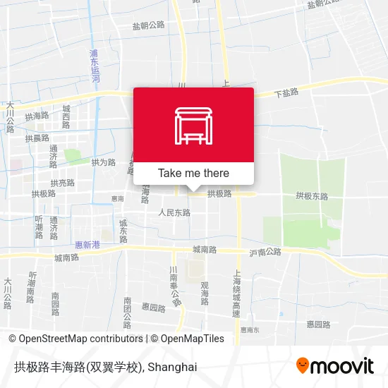拱极路丰海路(双翼学校) map