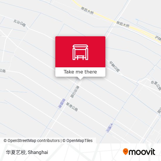 华夏艺校 map
