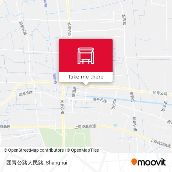 团青公路人民路 map