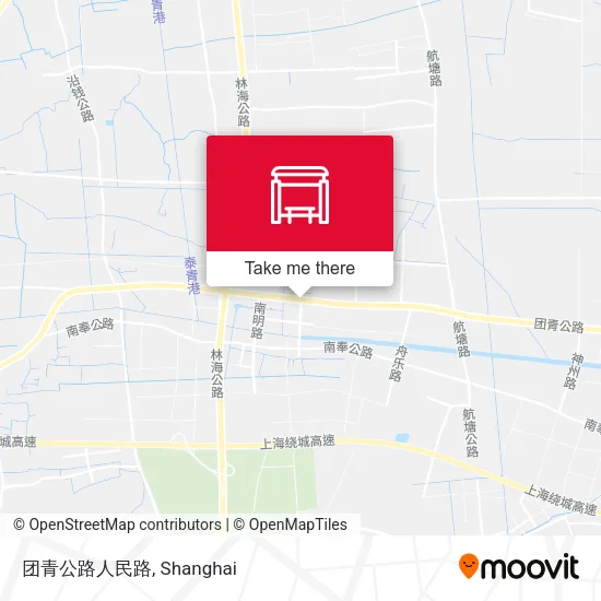 团青公路人民路 map