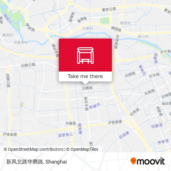 新凤北路华腾路 map