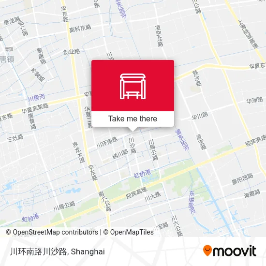川环南路川沙路 map