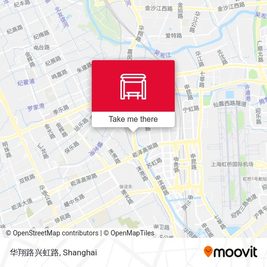 华翔路兴虹路 map