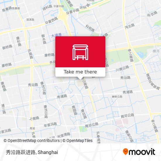 秀沿路跃进路 map