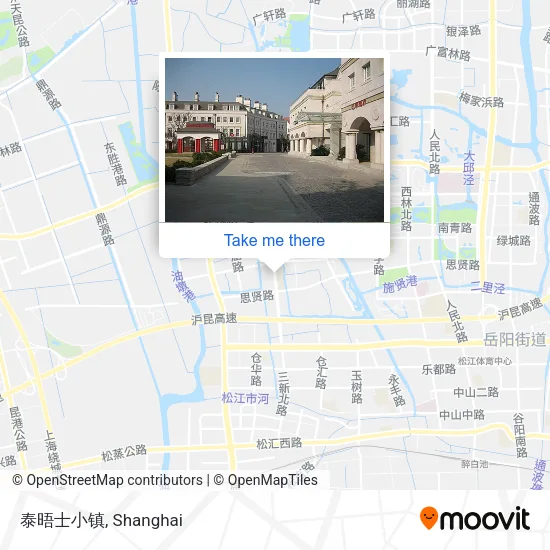 泰晤士小镇 map