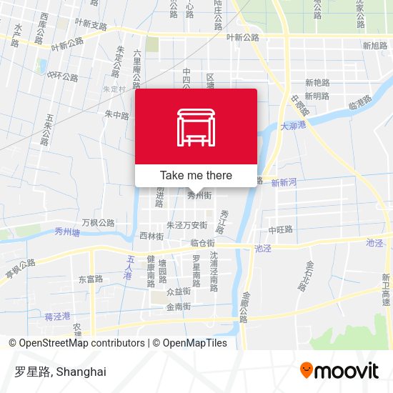 罗星路 map