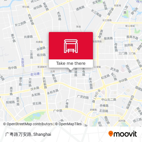 广粤路万安路 map