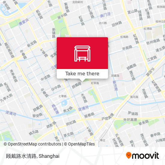 顾戴路水清路 map
