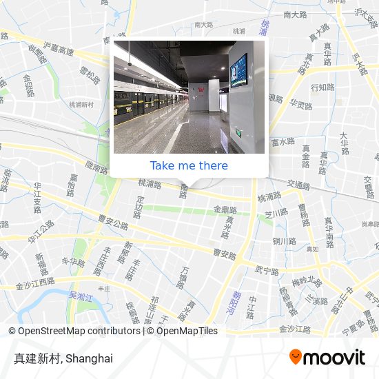 真建新村 map