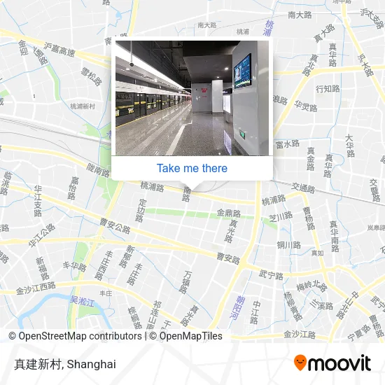 真建新村 map