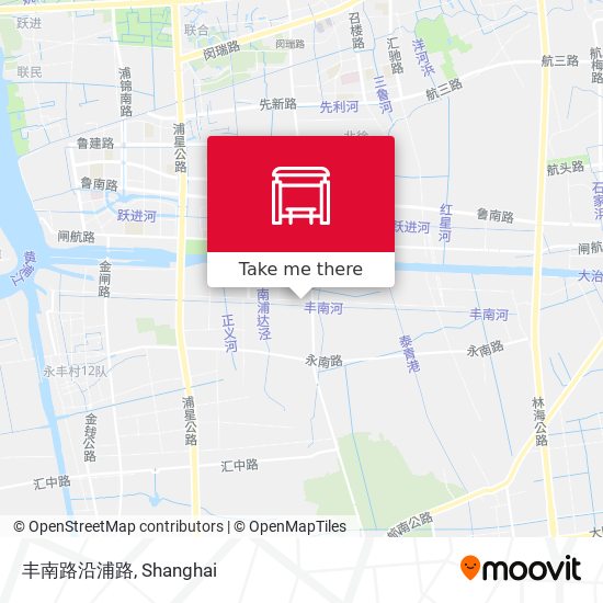 丰南路沿浦路 map