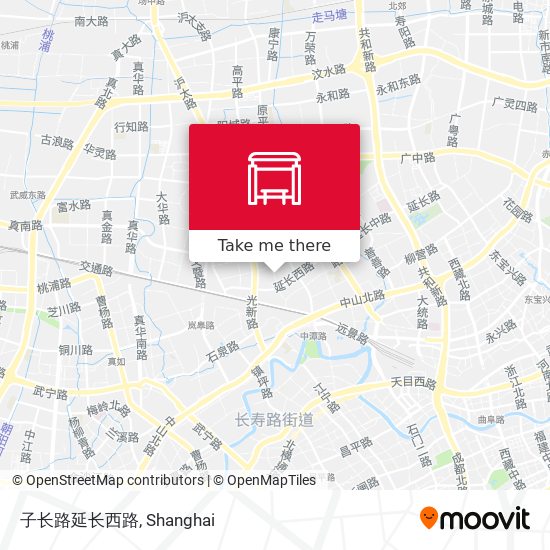 子长路延长西路 map