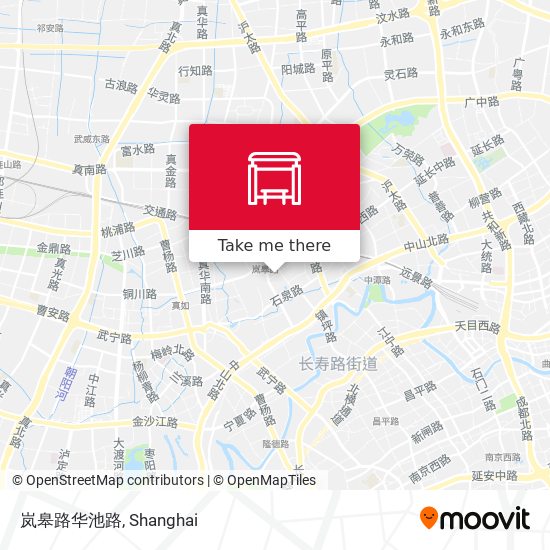 岚皋路华池路 map
