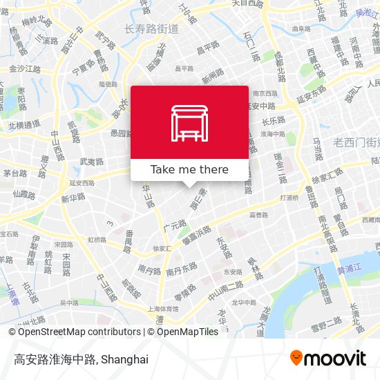 高安路淮海中路 map