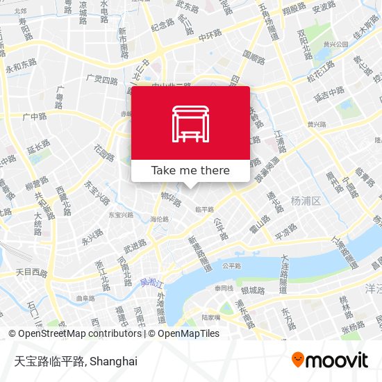 天宝路临平路 map