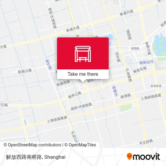 解放西路南桥路 map