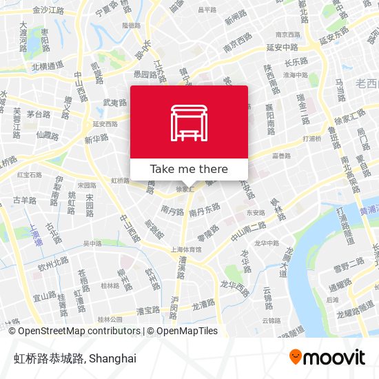 虹桥路恭城路 map