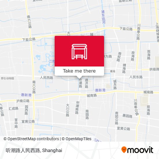 听潮路人民西路 map