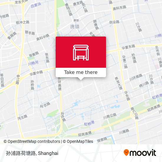 孙浦路荷塘路 map