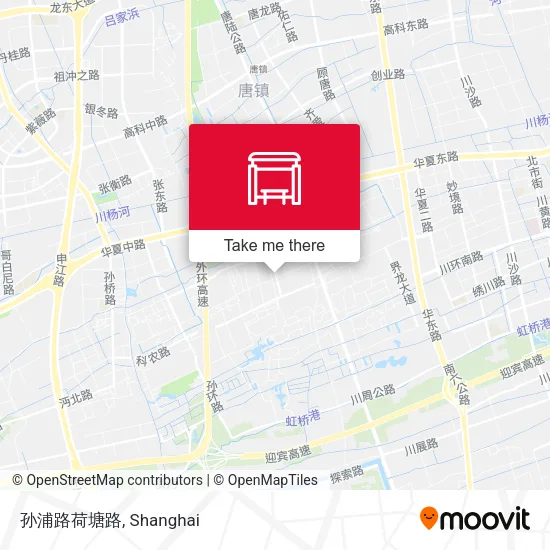 孙浦路荷塘路 map