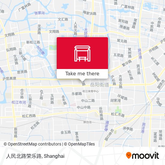 人民北路荣乐路 map